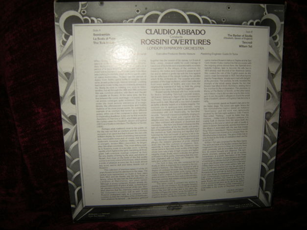 Rossini, "Overtures", - Claudio Abbado Conducts, RCA AR...