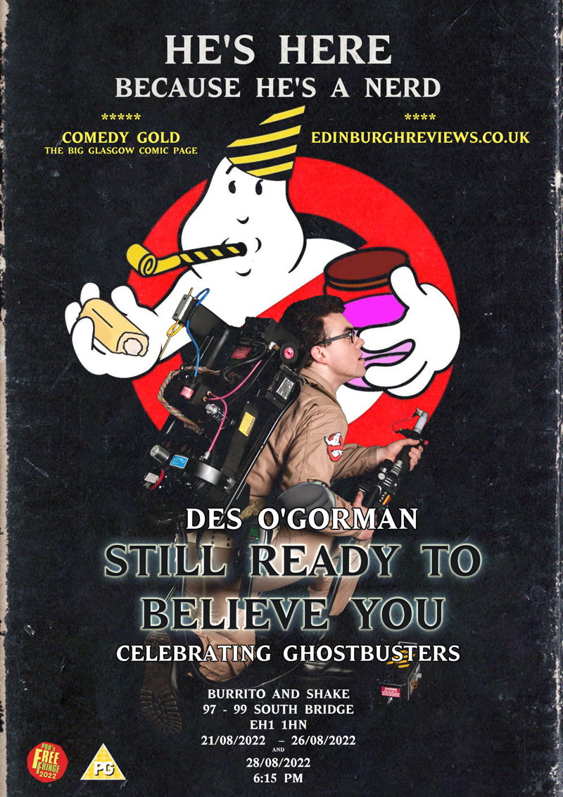 The poster for Still Ready to Believe You: Celebrating Ghostbusters