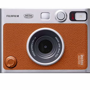 Fujifilm INSTAX MINI Evo Instant Film Camera; Color: Brown
