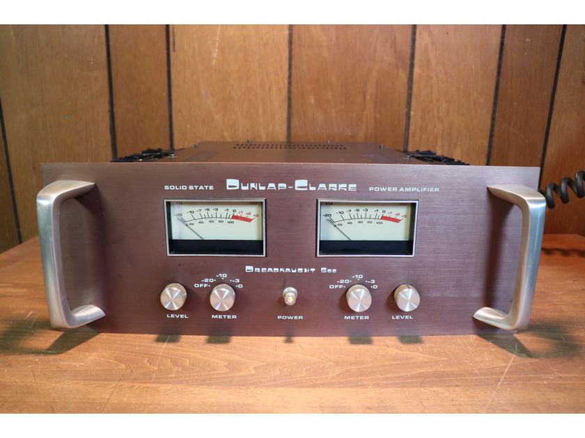 1976 Dunlap-Clarke Dreadnaught 500 Amplifier