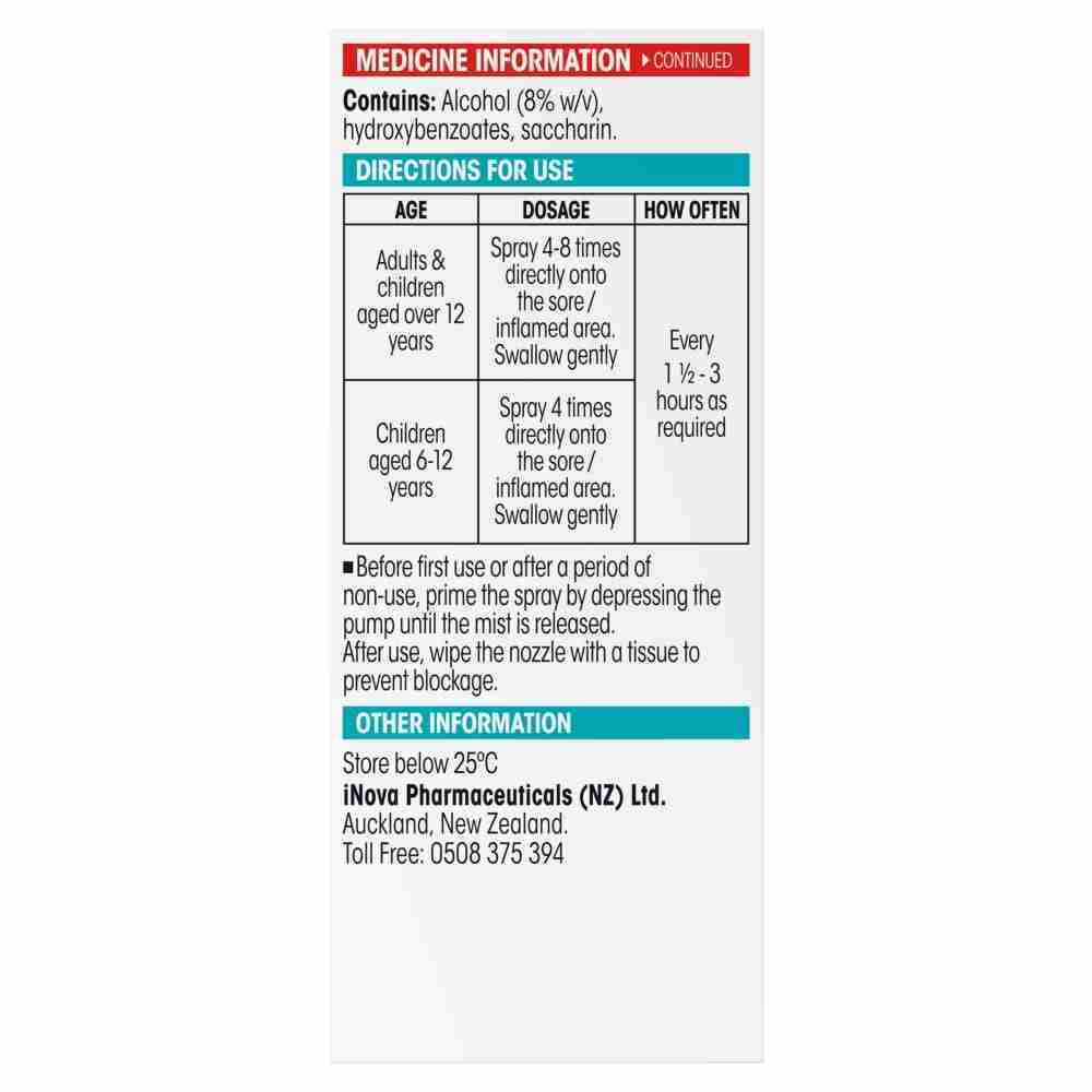 Difflam Sore Throat Spray Anti-inflammatory 30mL - Image 3