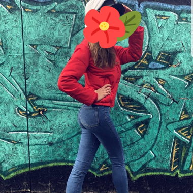 NEU Rote Daunenjacke Gr. S