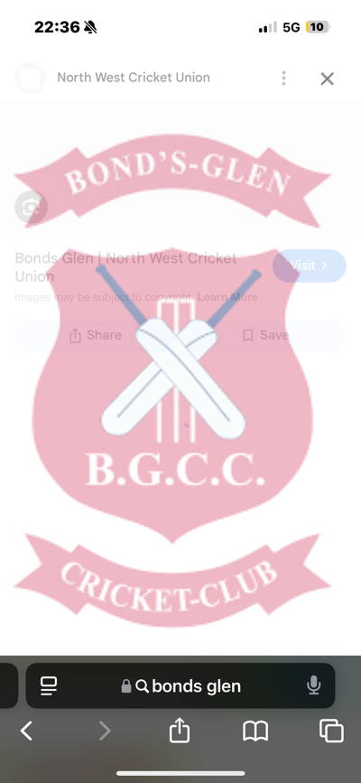 Bonds Glen Cricket Club Logo