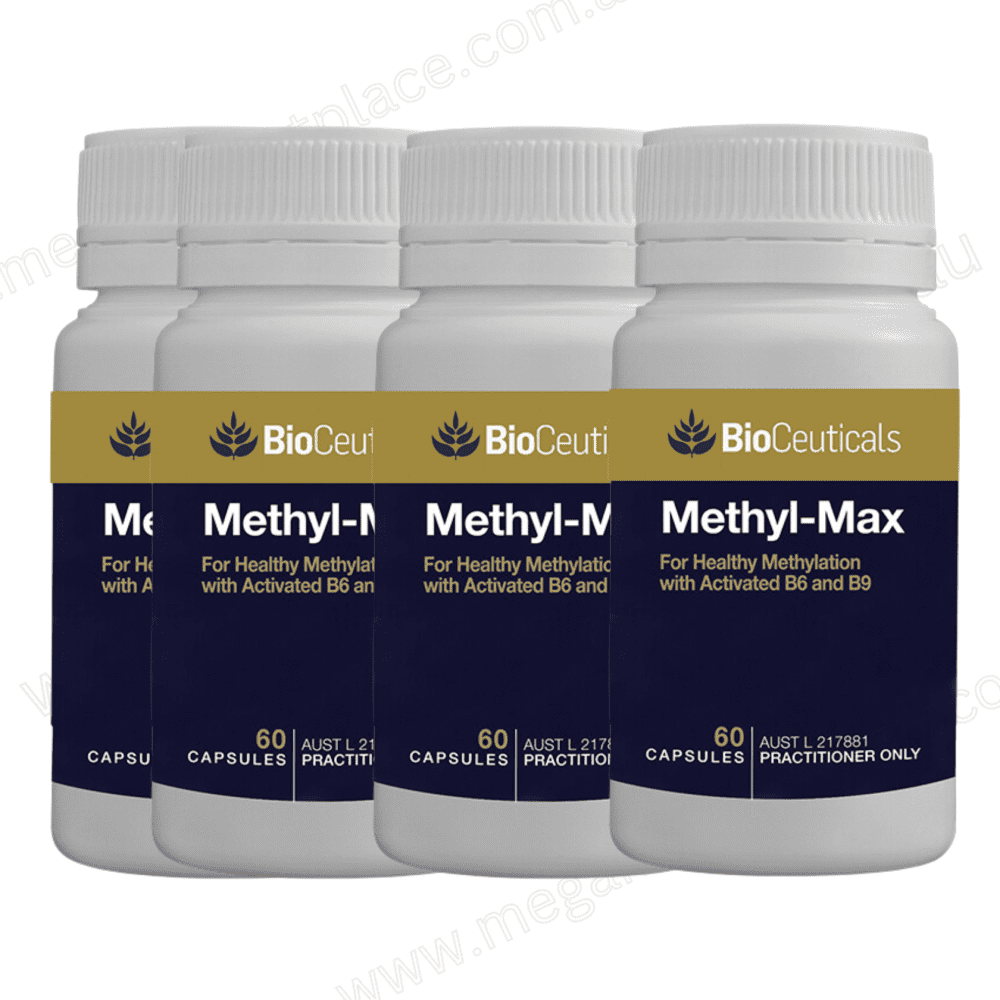 Lot of 4| Bioceuticals Methyl-Max 60 Capsules