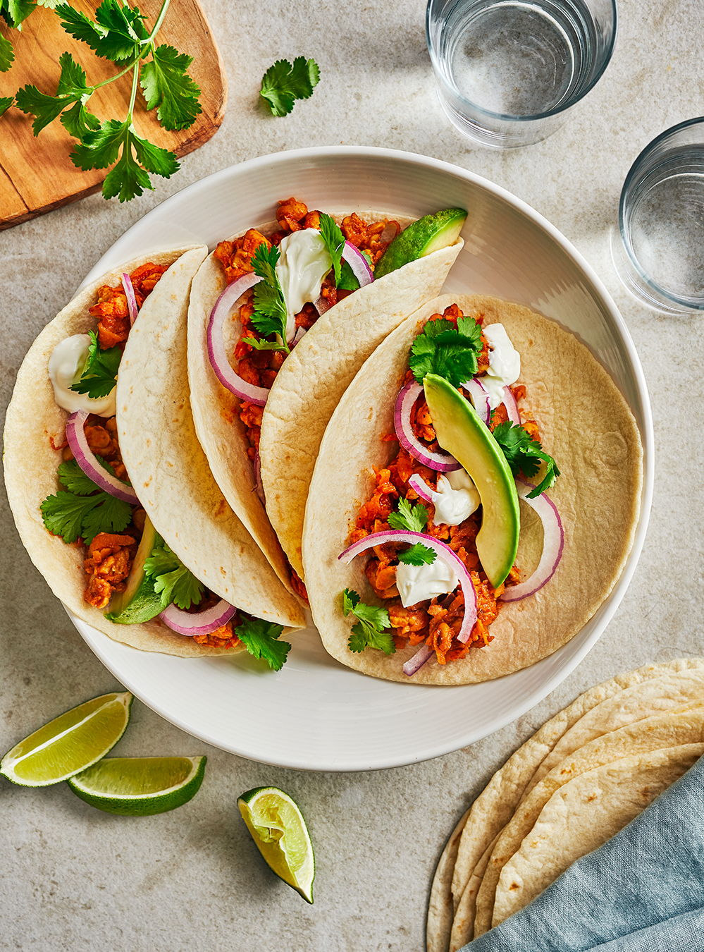 Tempeh and Sweet Potato Tacos | RICARDO