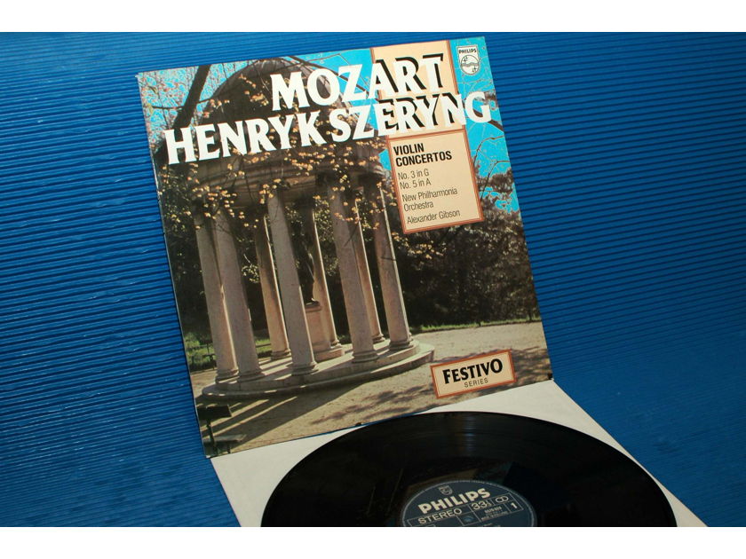 MOZART/Szeryng - - "Violin Concertos 1&4" -  Philips 1970 import 1st pressing