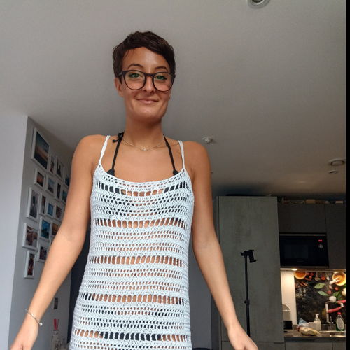 The breezy beach dress - crochet pattern