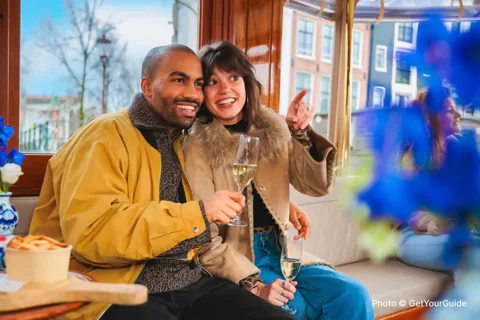 Unlimited Sparkling Wine Canal Cruise with Snacks