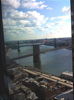 View of Brooklyn bridge from window