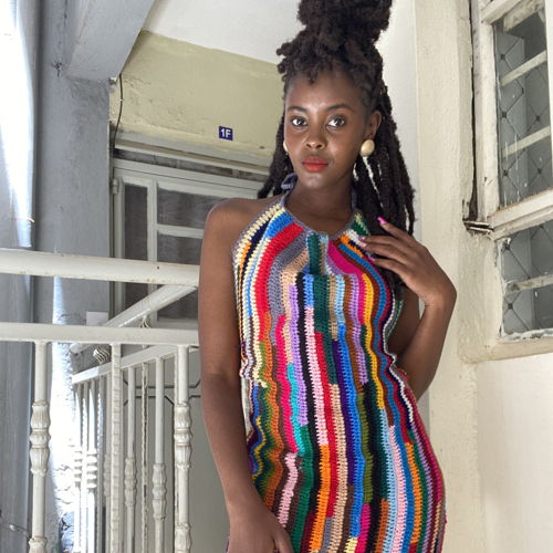 Multicolor Crochet Dress Pattern