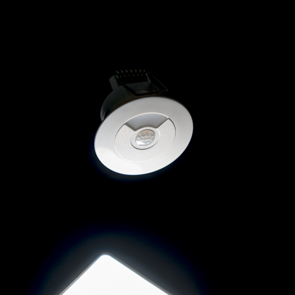 Crestron connected motion sensor in dark space