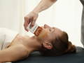 woman having a professional facial