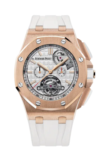 Royal Oak Offshore Tourbillon Chronograph Peripheral Red Gold / White
