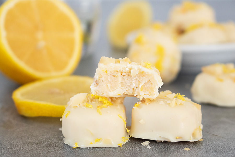 Keto Lemon Macadamia Nut Fat Bombs Perfect Keto