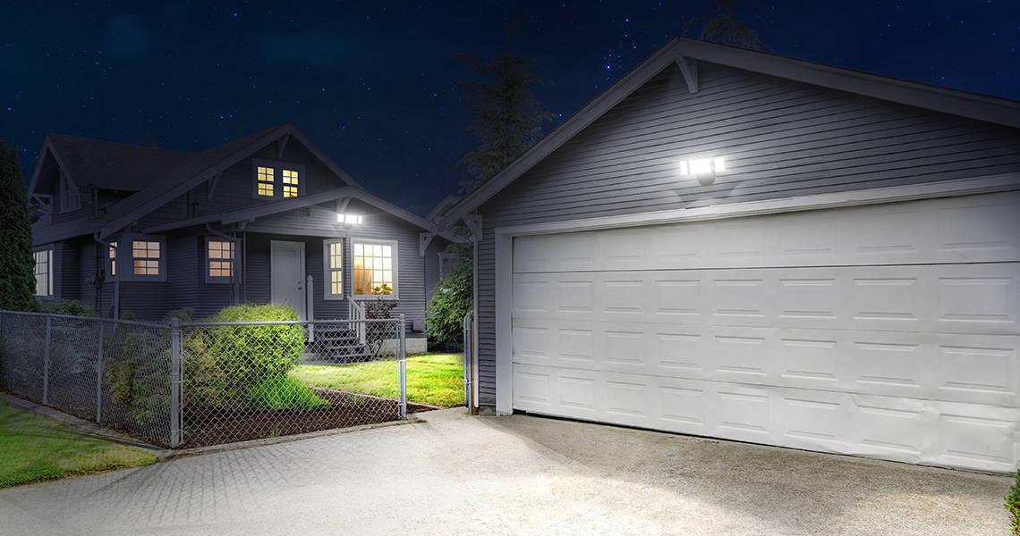 60W Home Security LED Lights for Garage