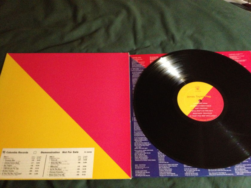 James Taylor - Flag Columbia Records Vinyl LP NM Promo With DJ Timing Strip