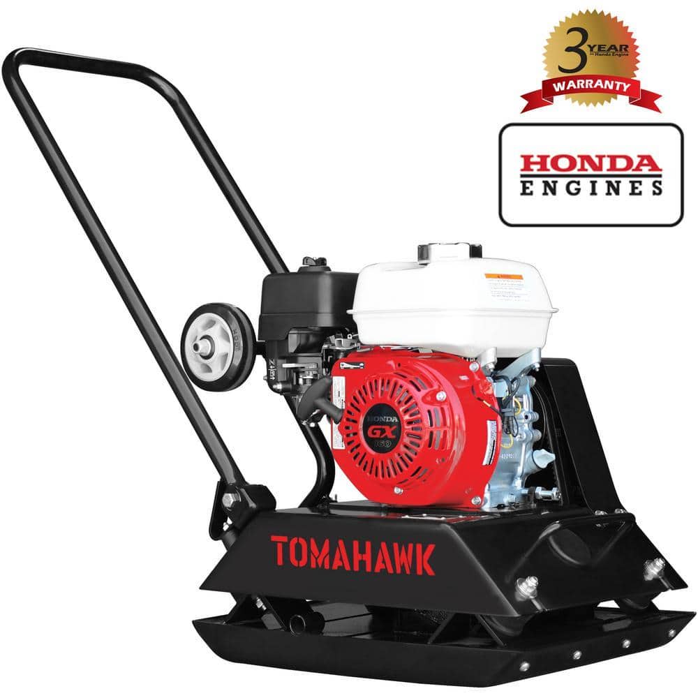 Powerhorse SingleDirection Plate Compactor vs Tomahawk Honda Vibratory