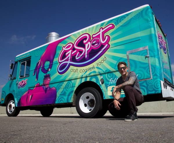 Vinyl Vehicle Wraps - The G-Spot food Truck Wrap