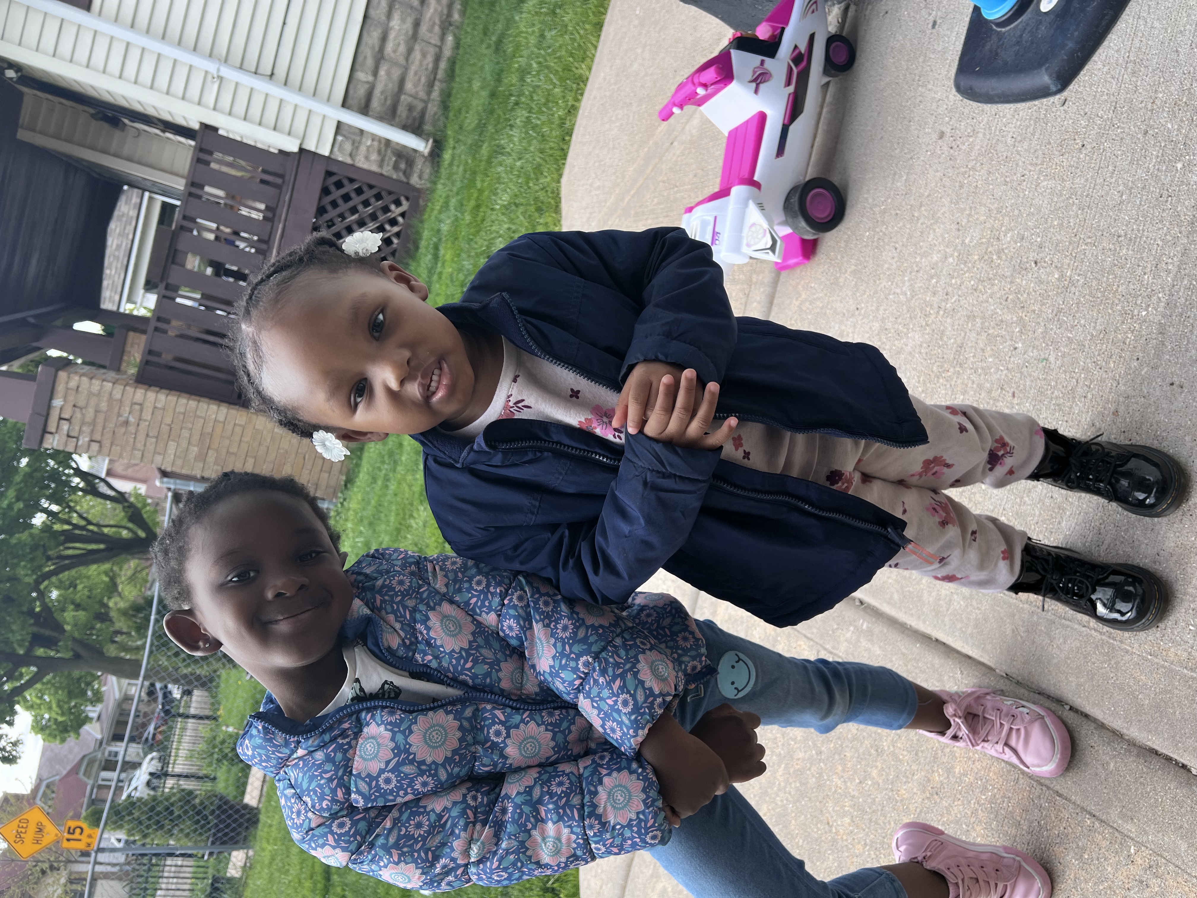 outside