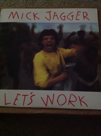 Mick Jagger - Lets Work Columbia Records 12 Inch EP NM