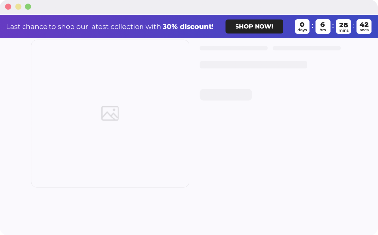promotion bar shopify 