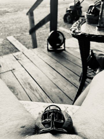 Chastity cage with 2 locks