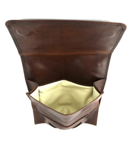 Full Grain Leather Tobacco Pouch 11032 Hide & Chic - Image 7