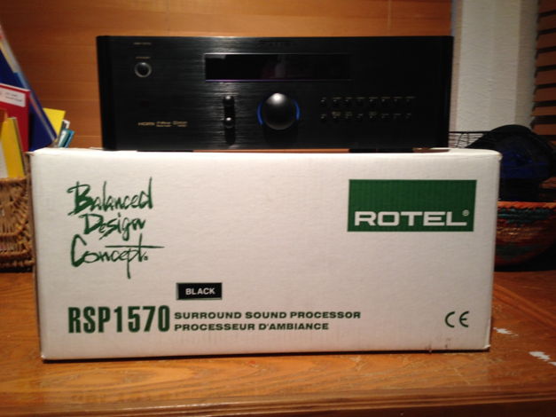 Rotel RSP-1570 Home Theater Pre-Processor - Black