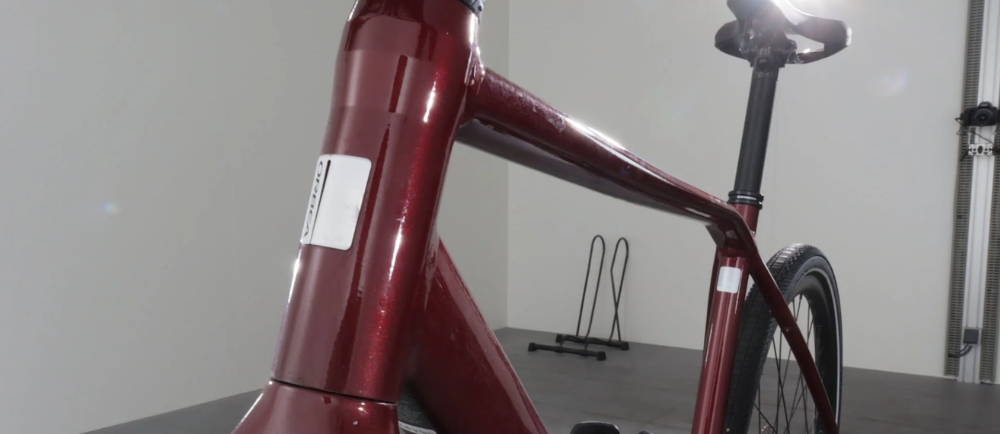 closeup of the front end of the Orbea Vibe