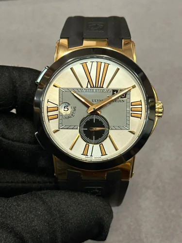 Ulysse Nardin Executive Dual Time Silver Dial