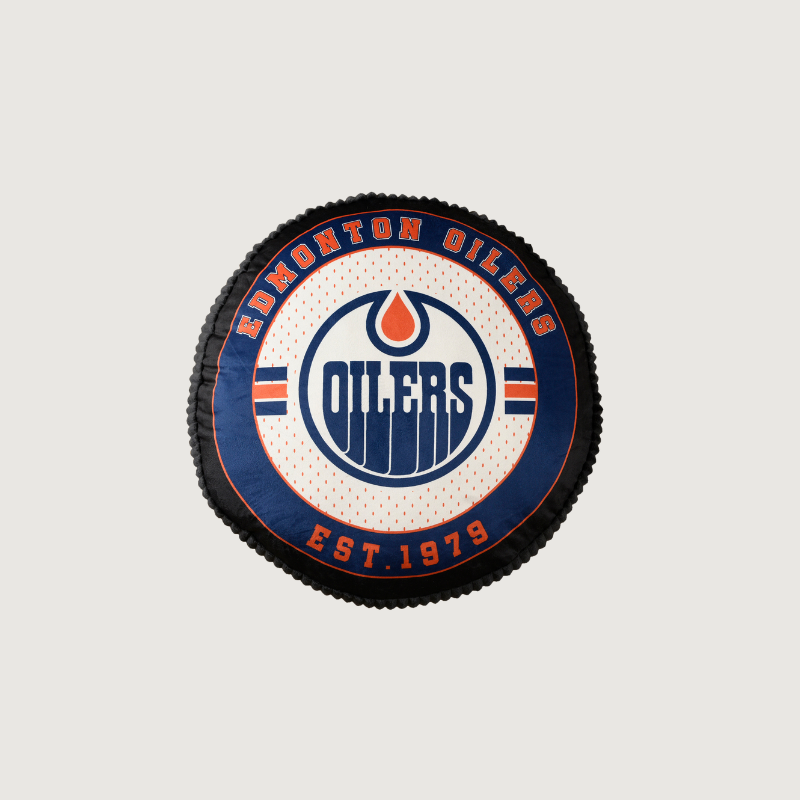 NHL Edmonton Oilers Puck Pillow