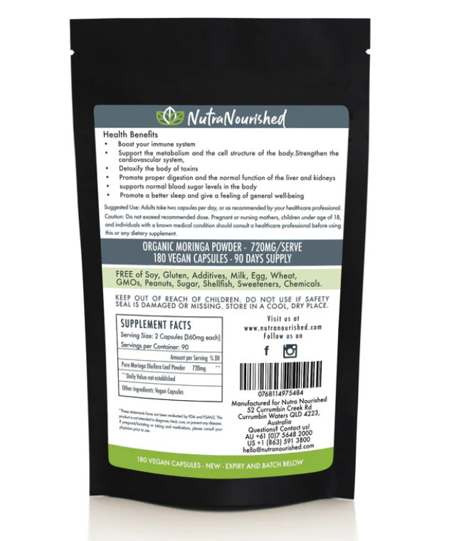 Organic Moringa Leaf Capsules - Image 6