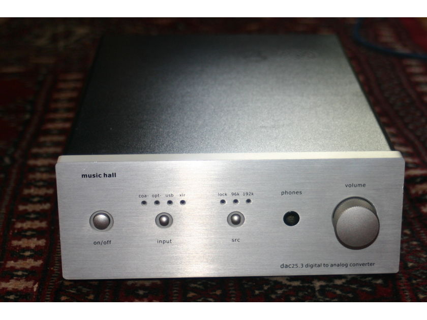 Music Hall DAC 25.3 - w. Async USB, Tube Output,  upgraded tubes, Stereophile recomm., FREE SHIP