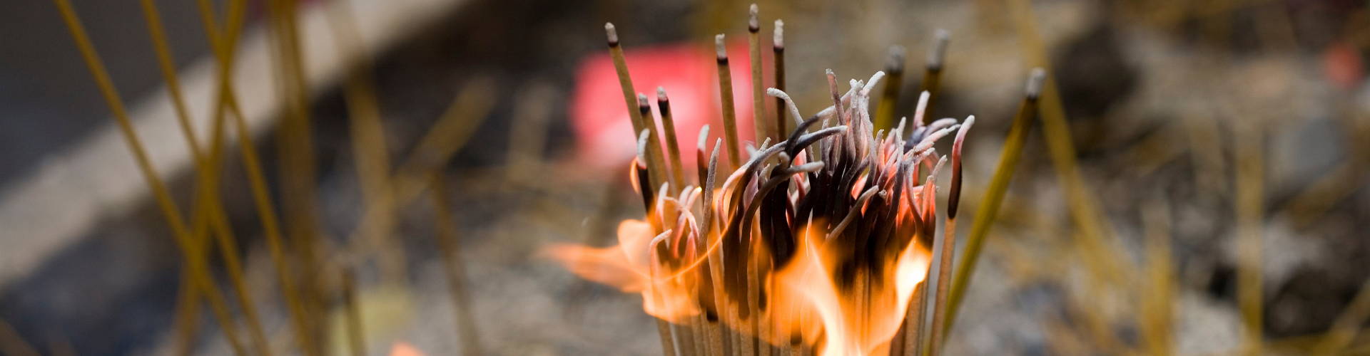 burning incense cleansing
