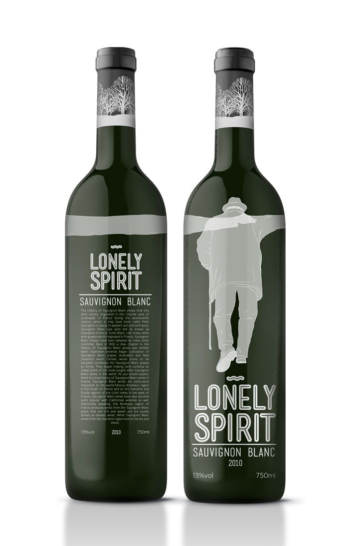 Lonely Spirit Wine | Dieline - Design, Branding & Packaging Inspiration