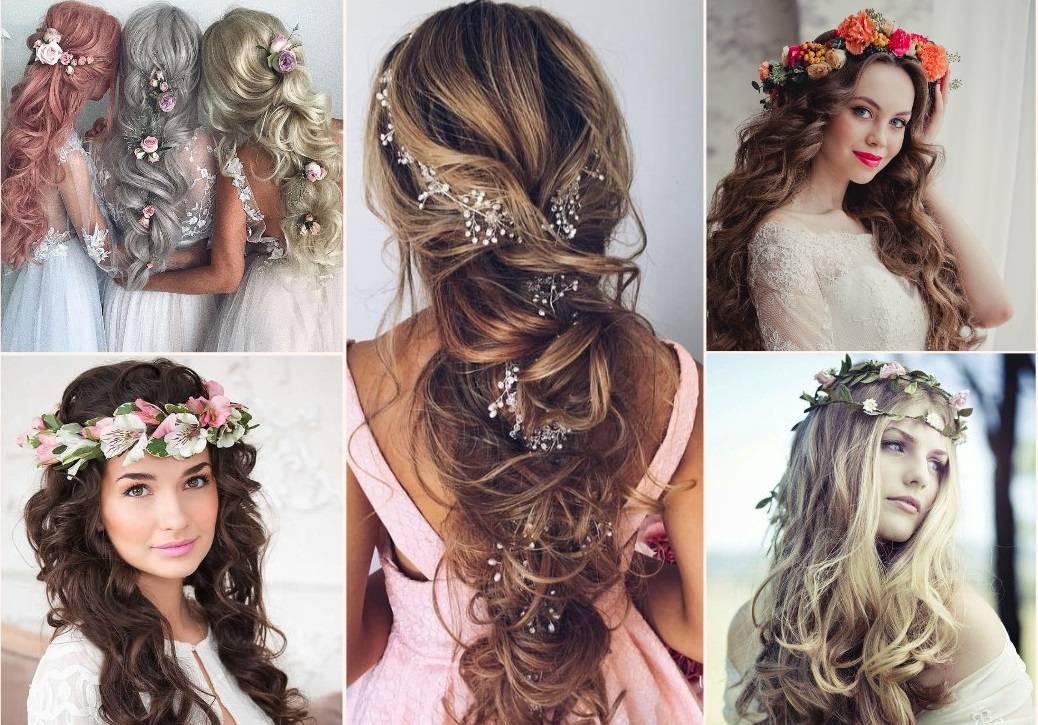 Wedding hairstyle with hair extension 2019