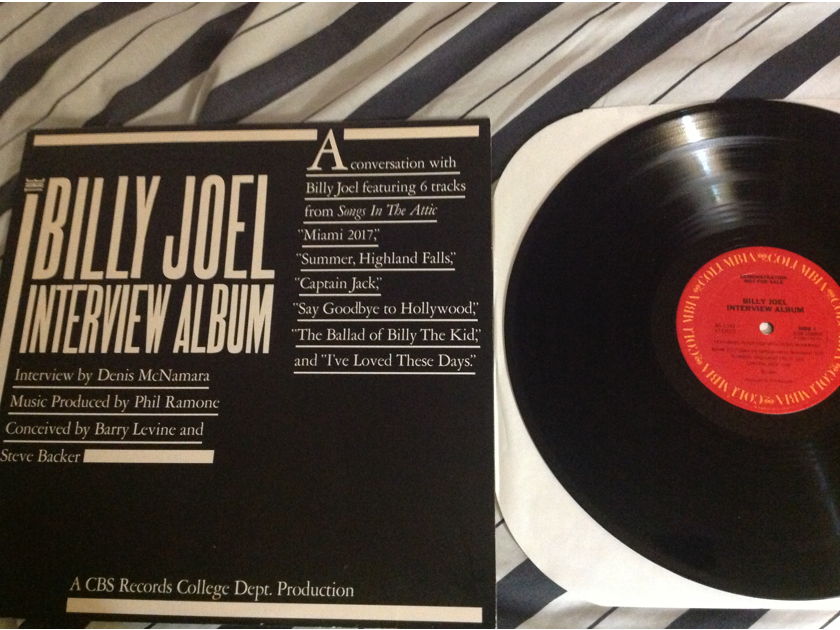Billy Joel - The Billy Joel Interview Album Columbia Records Promo Vinyl LP NM