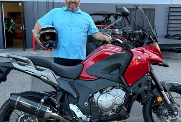 2017 HONDA VFR1200X motorcycle for rent near Orange, CA
