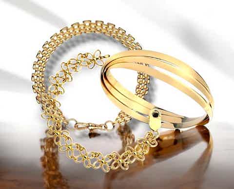 Shop ladies gold bracelets and bangles - Pobjoy