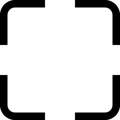 square targeting interface symbol