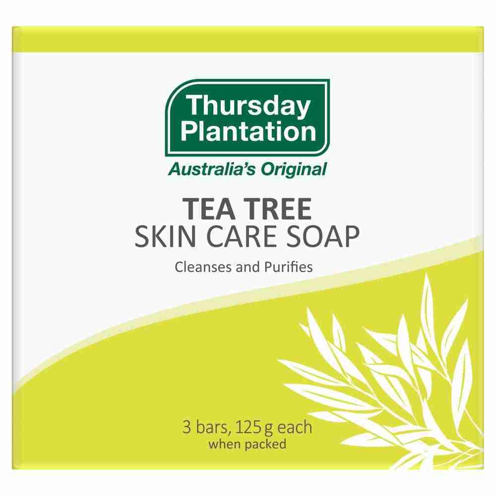 Thursday Plantation Tea Tree Skin Care Soap Bars 3 x 125g - Image 3