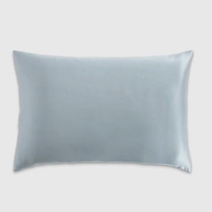 100% Mulberry Silk Pillowcase | Quince | Color: Light Blue | Size: King