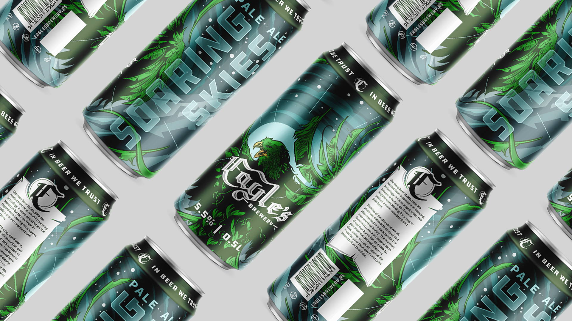Featured image for This Eagle's Brewery Packaging Concept Is Comic Book Cool