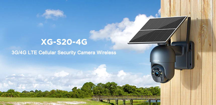 Solar cellular clearance security camera
