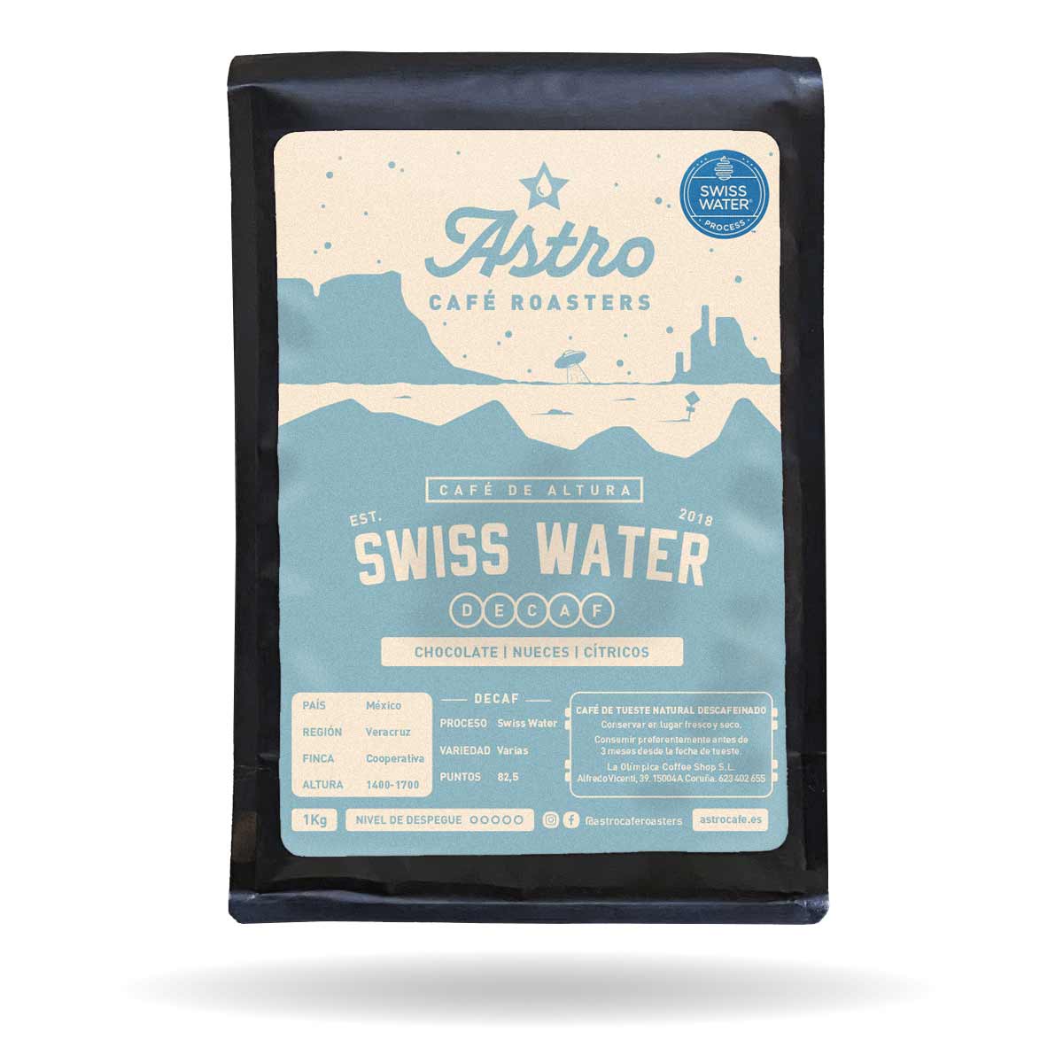 Bolsa café Swiss Water