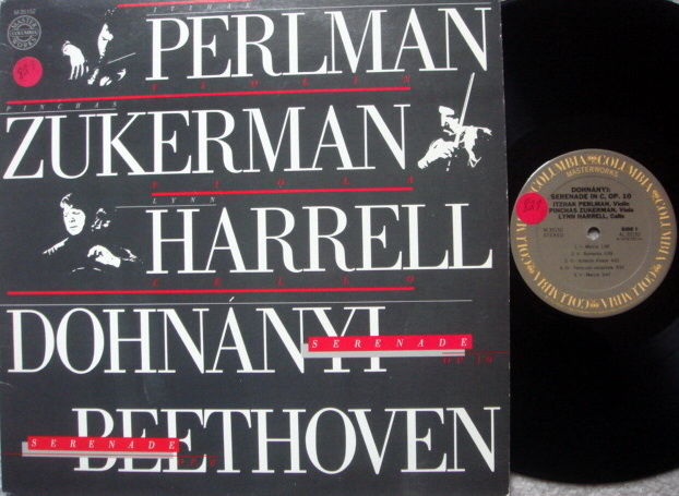 CBS / PERLMAN-ZUKERMAN-HARRELL, - Beethoven-Dohnanyi Se...