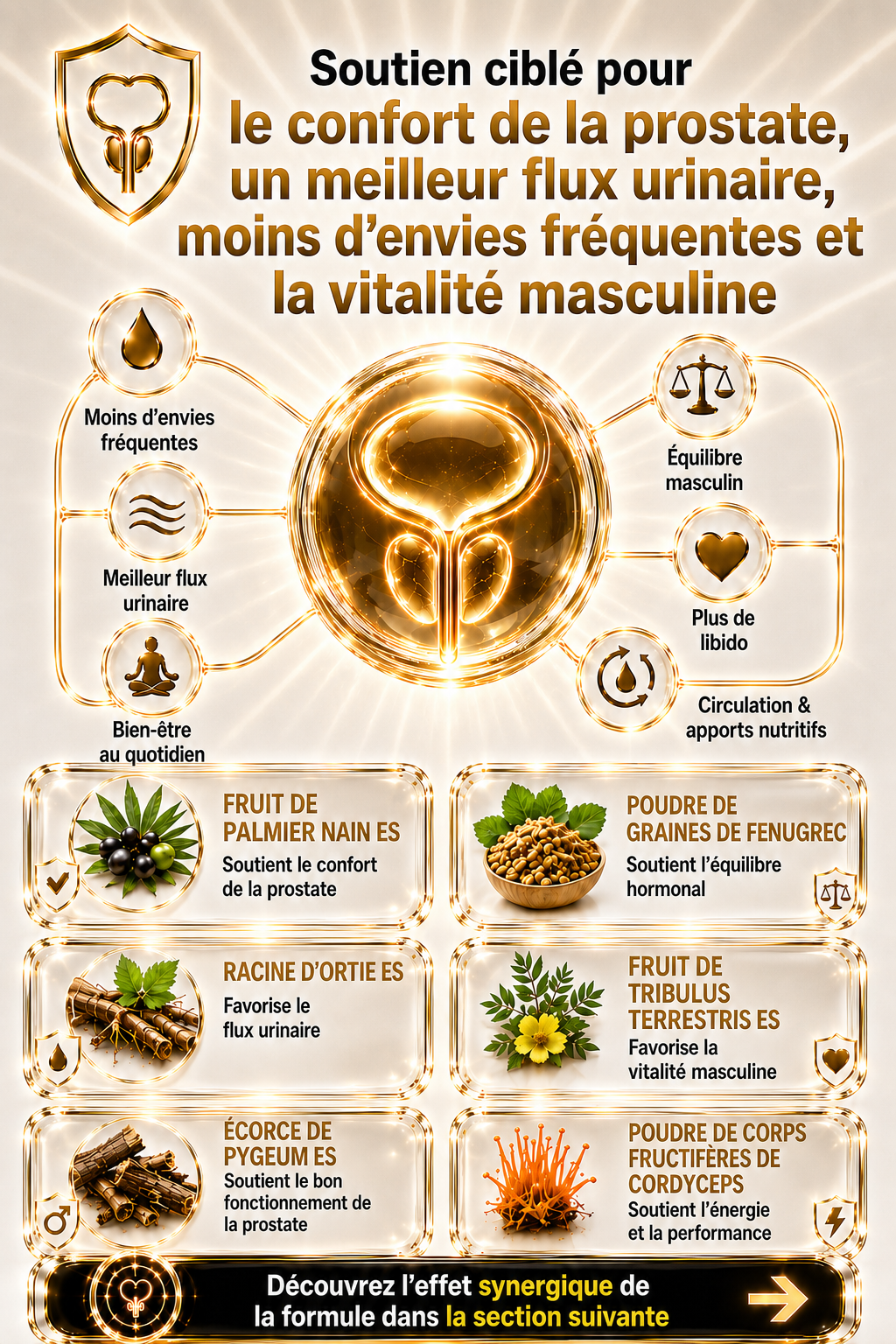 Image générée par IA : Soutien ciblé pour le confort de la prostate