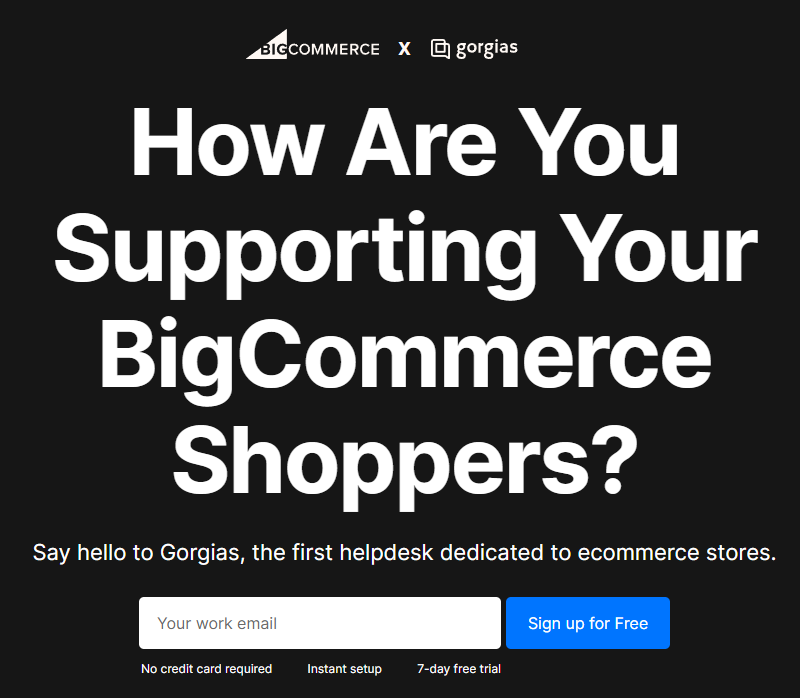 Gorgias product / service