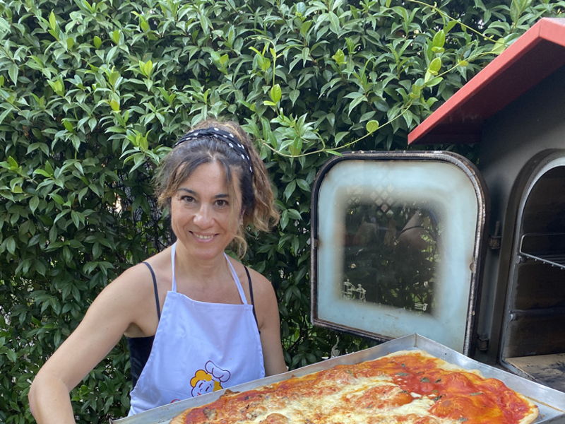 Kochkurse Rom: Kochkurs: Pizza und Eis in einer Villa im Grünen