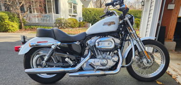 2008 HARLEY-DAVIDSON XL 883L SPORTSTER LOW (LUX COLORS) motorcycle for rent near Bristol, CT